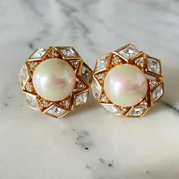 Vintage Christian Dior Earrings - Picture 1 of 4